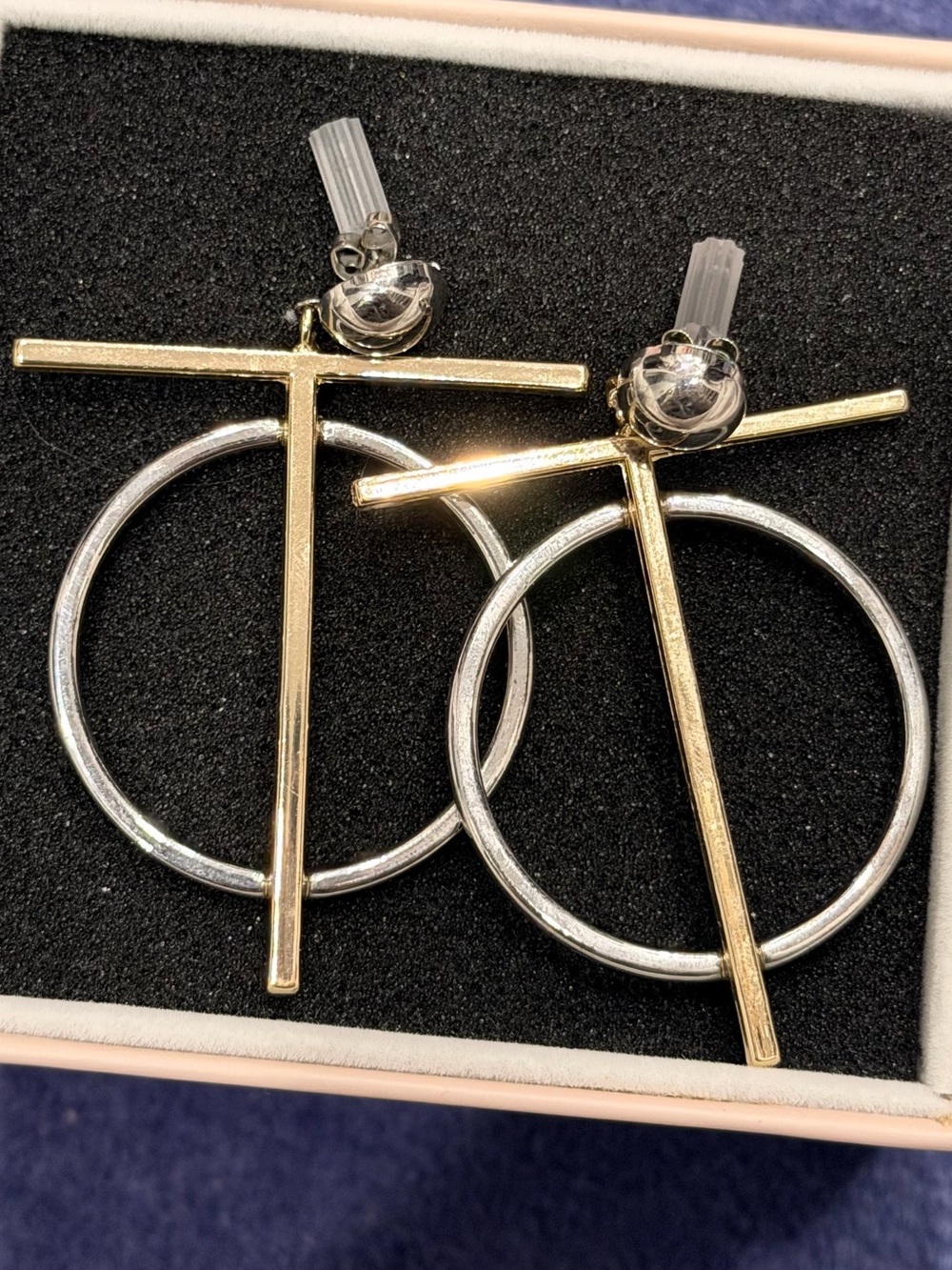 Long Bar Hoops earrings